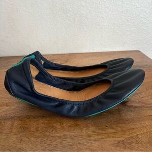 Tieks by Gavieli Ballet Flats California Navy Full Grain Leather Size 9